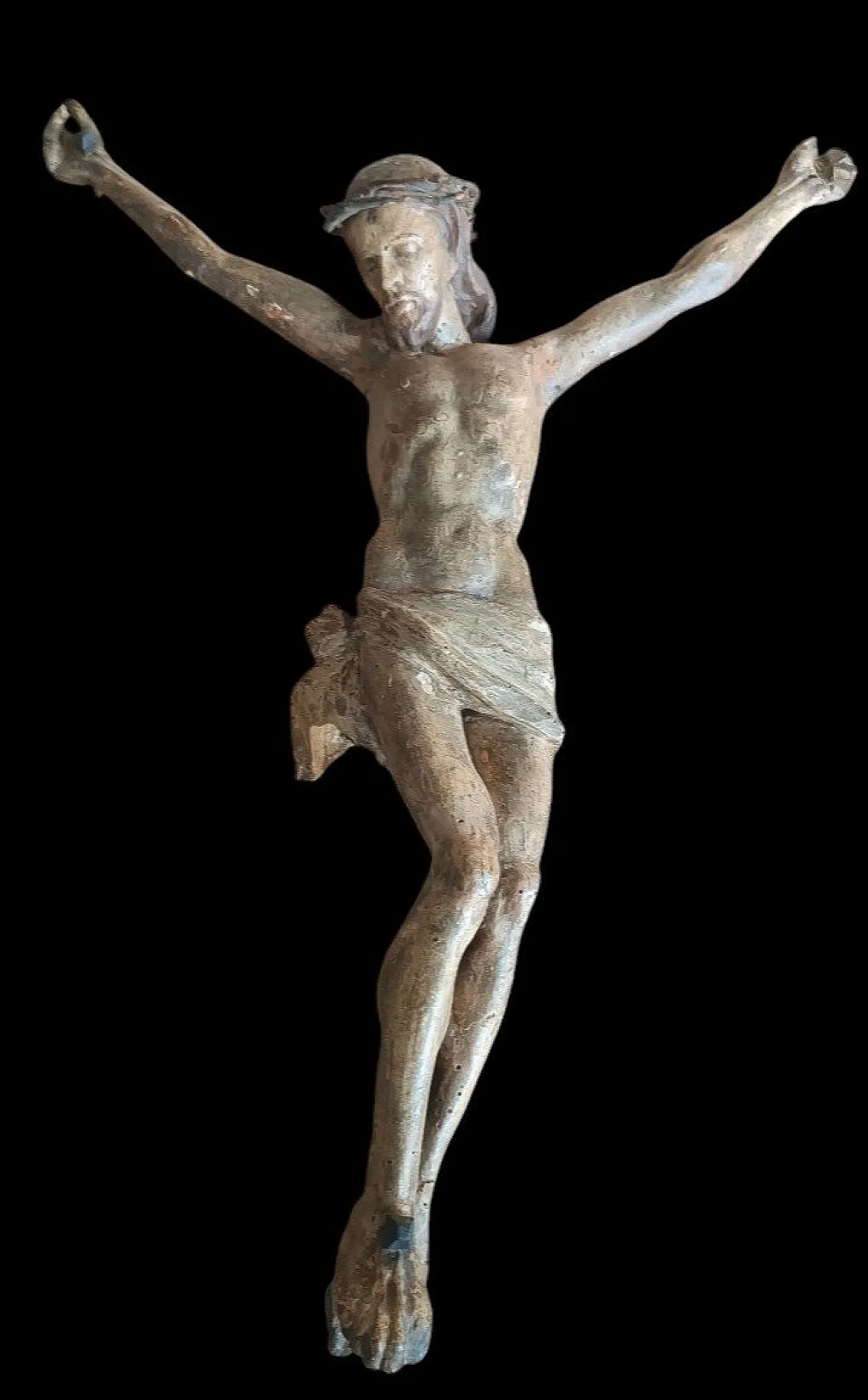 Cristo in legno policromo, '600 12