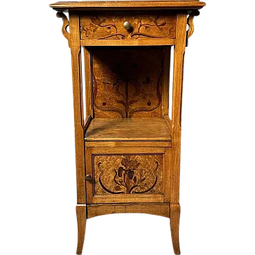 French Art Nouveau bedside table Gallé Émile, late 19th century