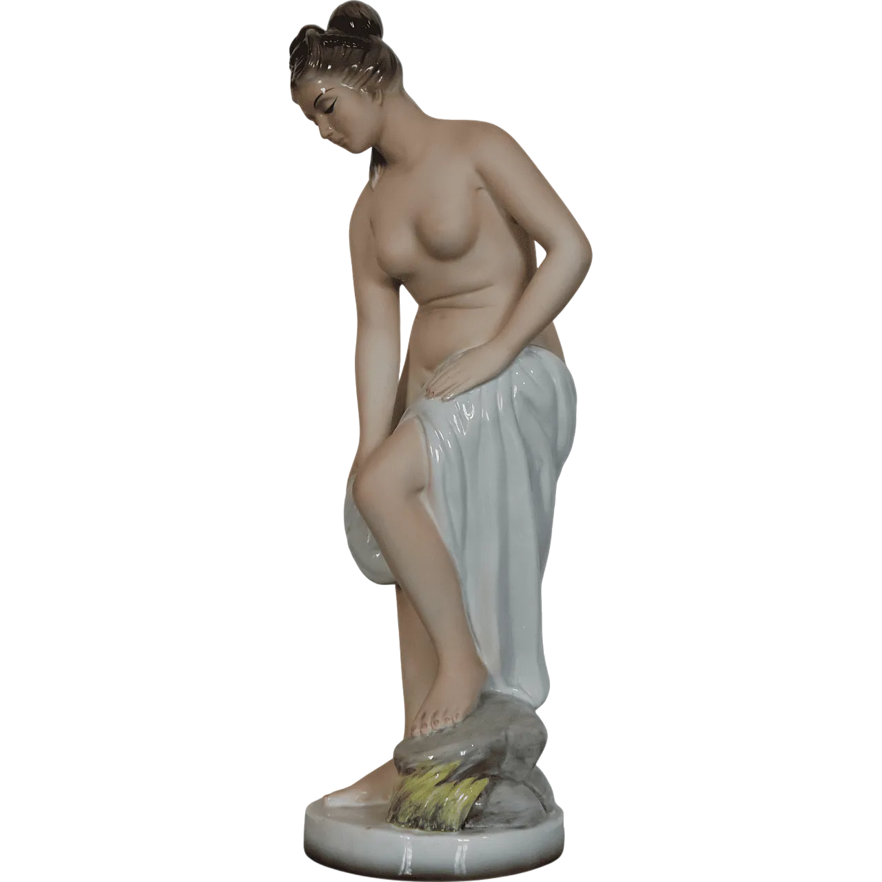 Scultura in Ceramica figura femminile al bagno Favaro e Cecchetto '30s 6