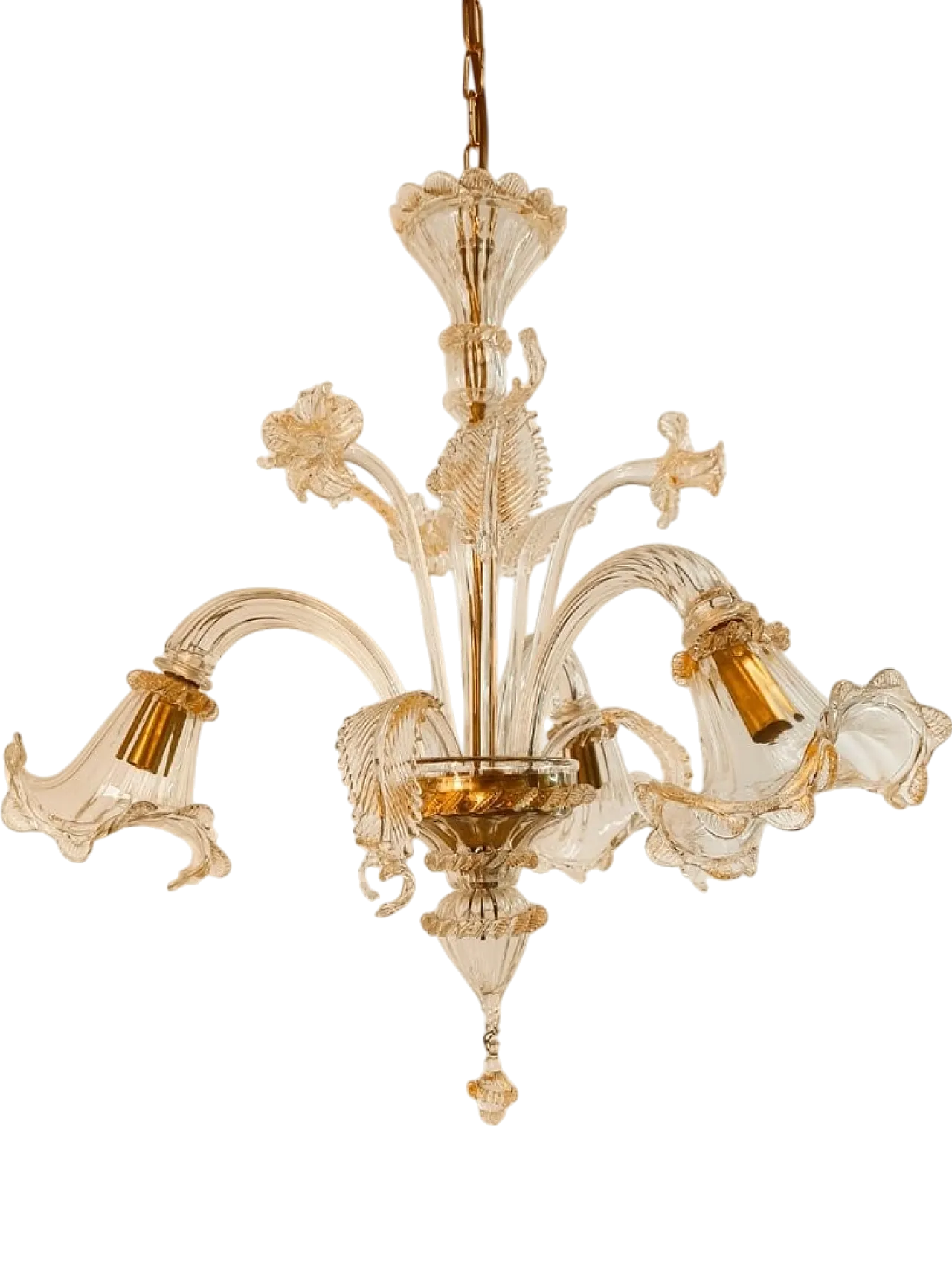 Venetian Murano glass chandelier, 1970s 20