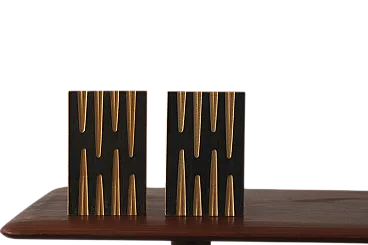 Pair of Mid-Century wooden bookends, 1950s