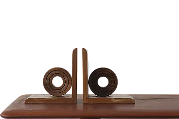 Pair of Mid-Century wooden bookends, 1950s