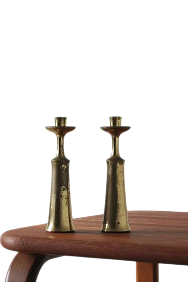 Pair of candleholders by Jens Harald Quistgaard for IHQ, 1960s