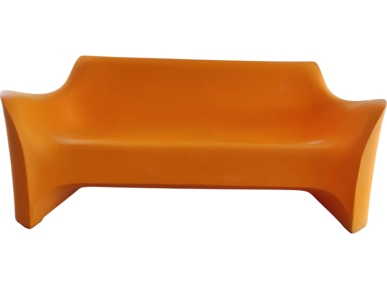 Driade Tokyo Pop Orange sofa by Tokujin Yoshioka from the 2000s 12