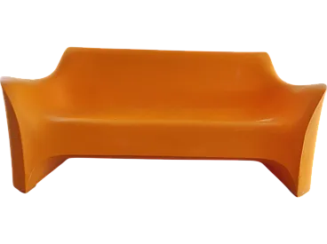 Driade Tokyo Pop Orange sofa by Tokujin Yoshioka from the 2000s