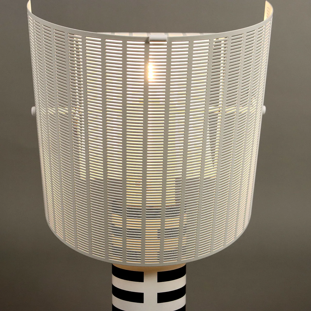 Shogun table lamp in steel by Mario Botta for Artemide, 1980s 6