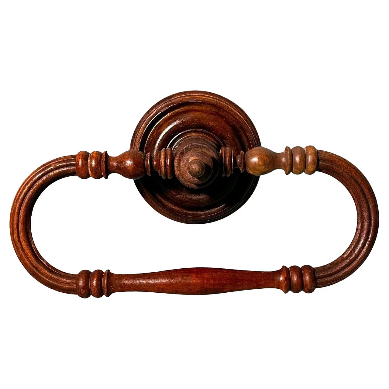 French wall-mounted towel rack Napoleon III in wood, 19th century 1