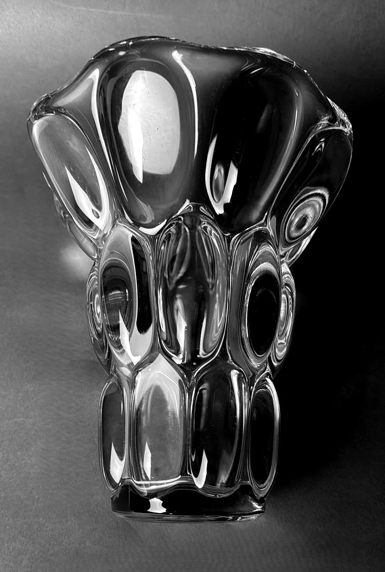 Handmade lead crystal vase, 1960s 10