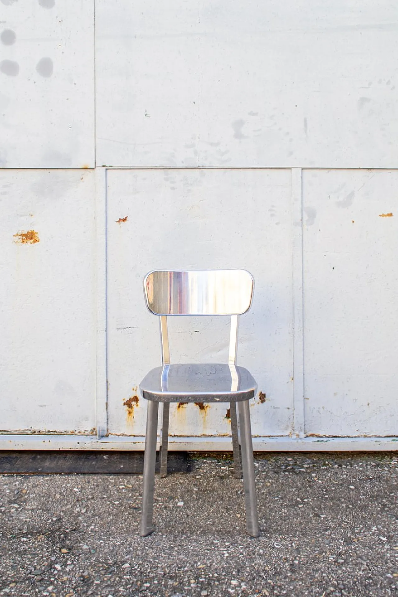 4 Déjà-Vu aluminium chairs by Naoto Fukasawa for Magis, 2000s 2