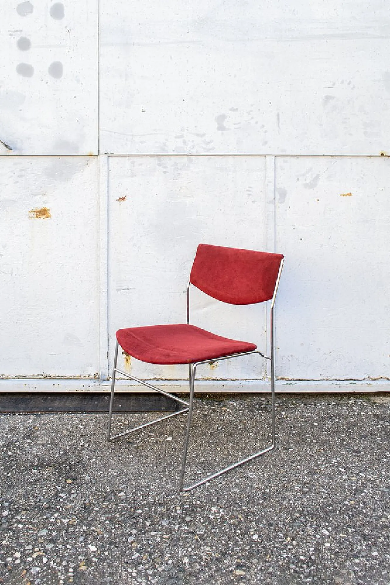 6 Bonomia Italia stackable chairs, 1970s 2