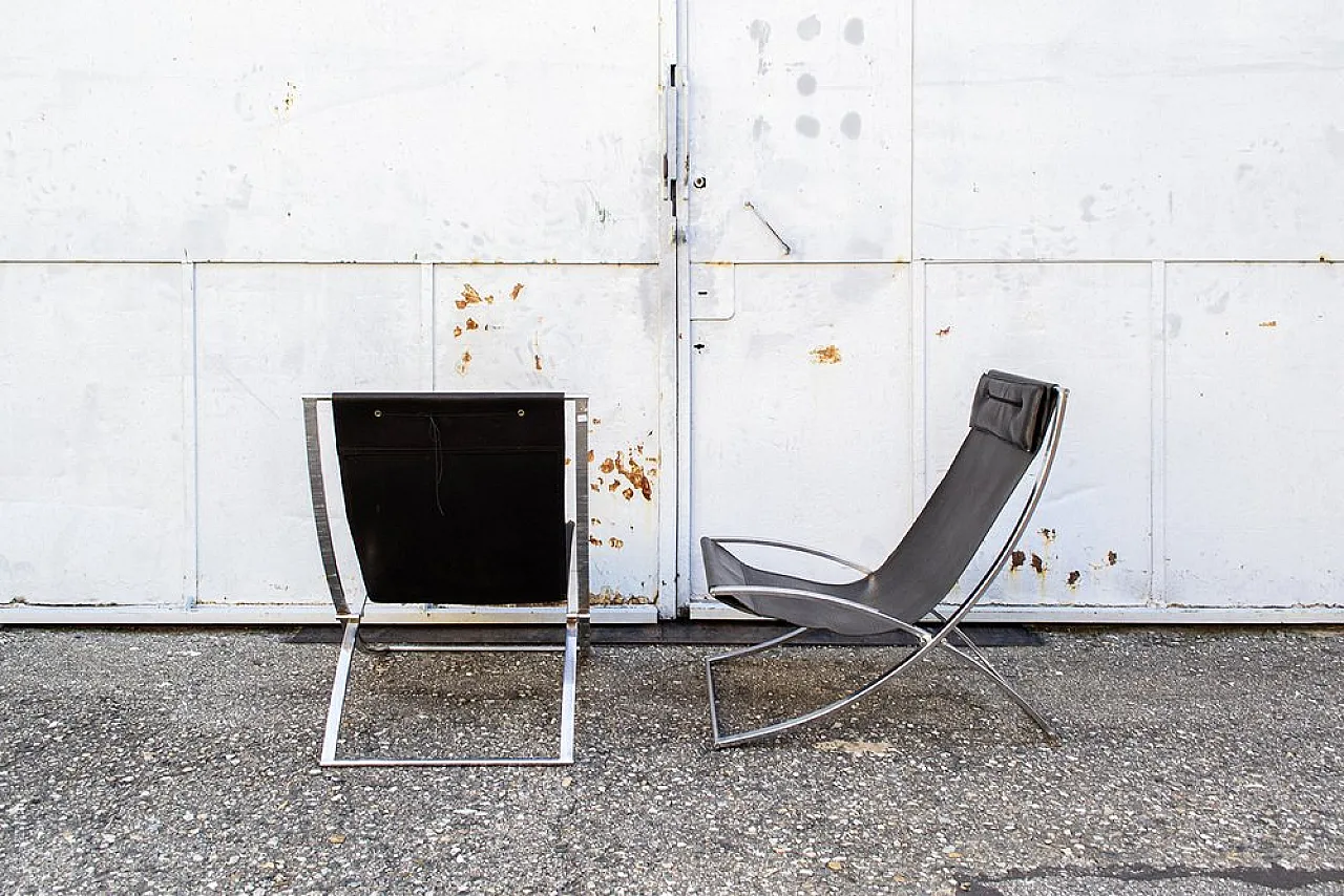 Paola pair of armchairs by Marcello Cuneo for Mobel, 1970s 3