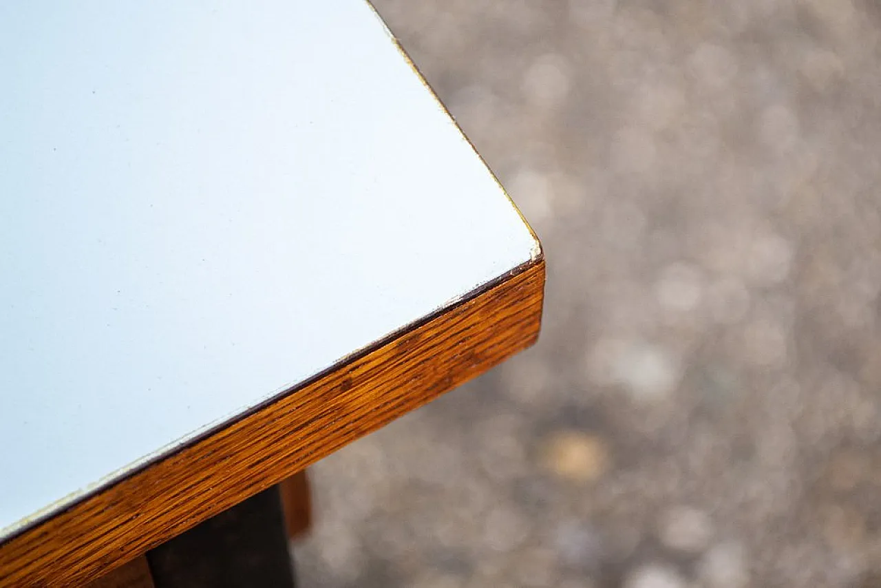 Iron and formica wooden desk, 1960s 4