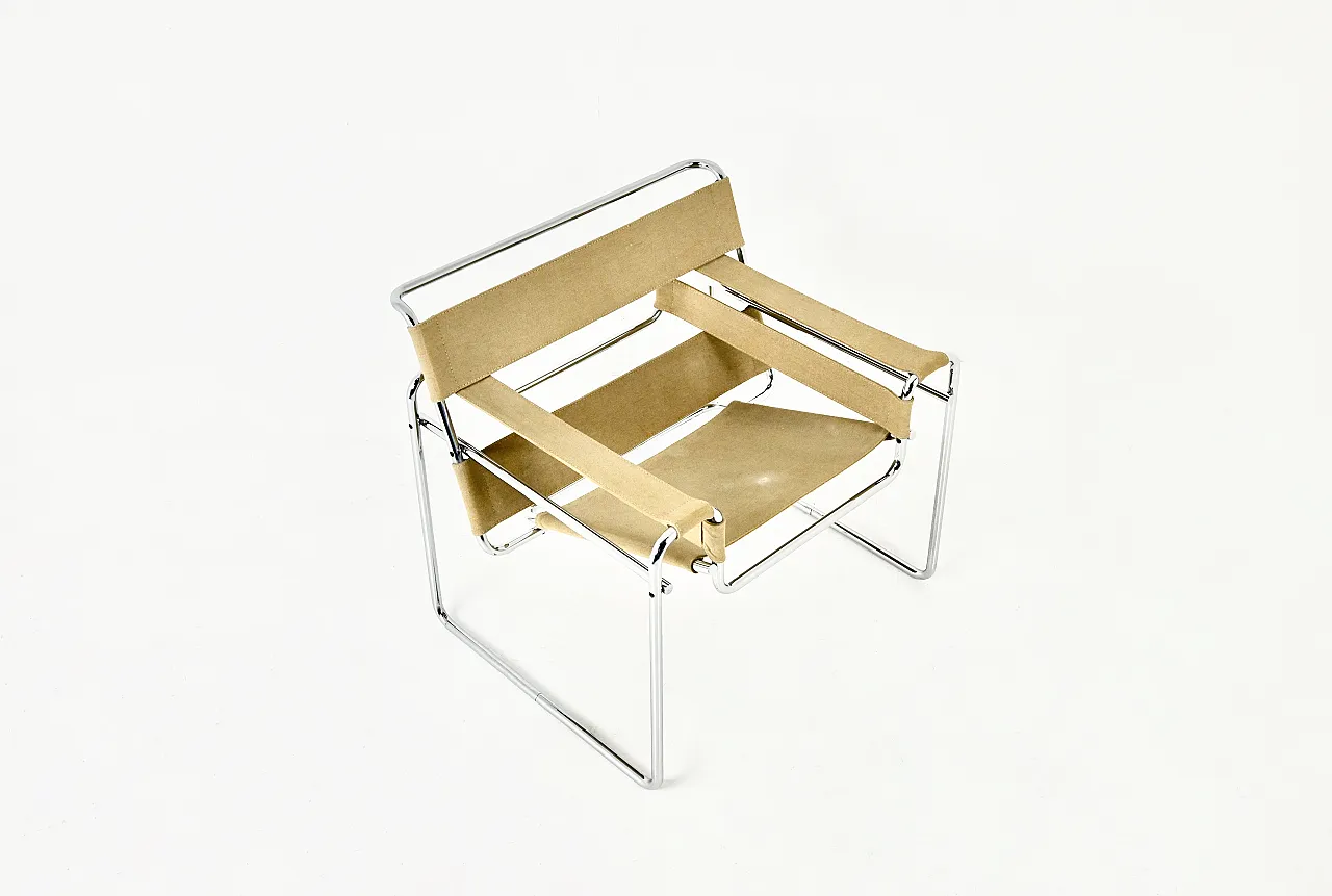 "Wassily" Armchair by Marcel Breuer for Gavina, 1970s 2