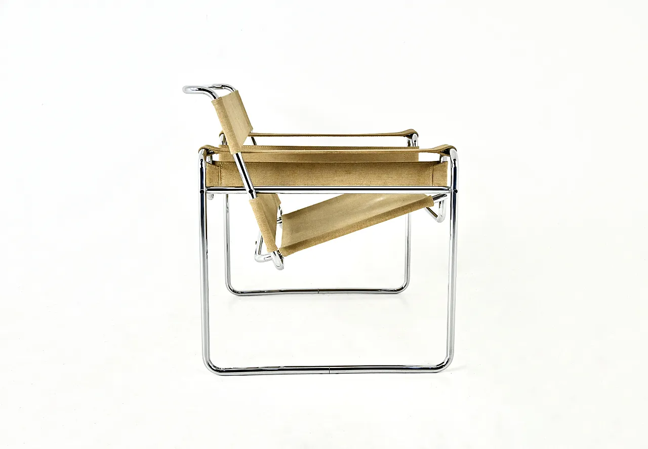 "Wassily" Armchair by Marcel Breuer for Gavina, 1970s 4