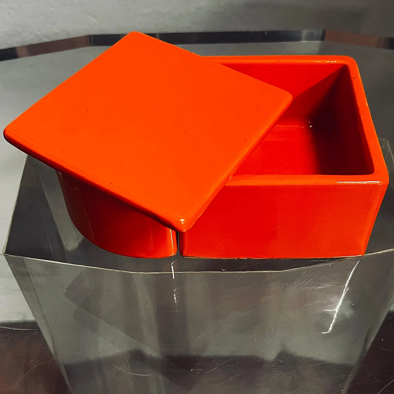 Ceramic box by Gabbianelli, 1970s 4