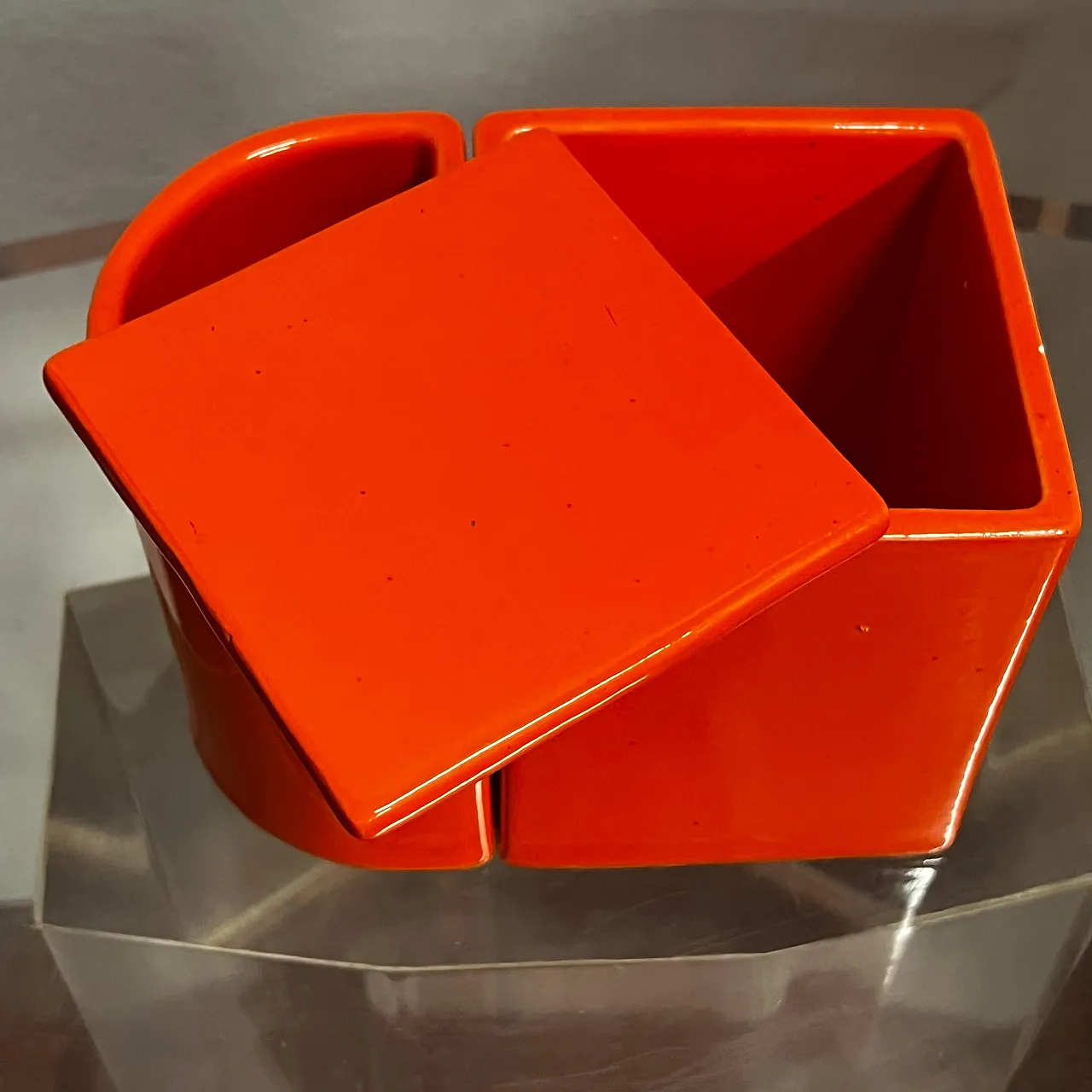 Large ceramic box by Gabbianelli, 1970s 4