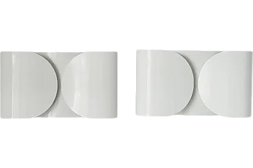 Pair of wall sconces by Tobia Scarpa for Flos, 1960s