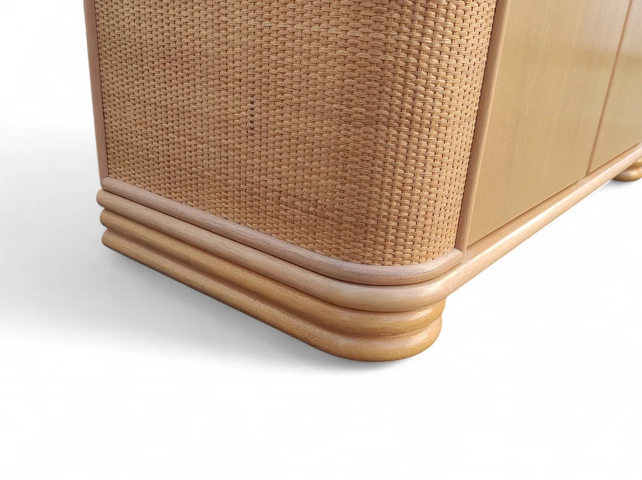 Wood cabinet by Roberti Rattan, 60s 20