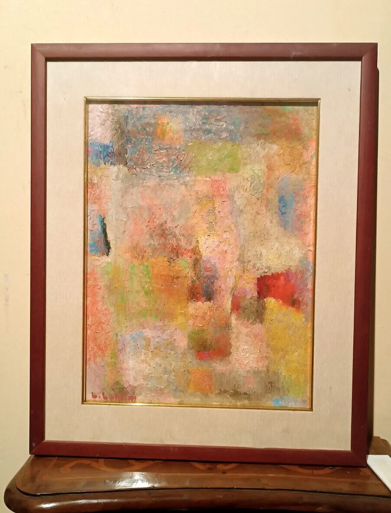 Homage to Klee, oil on canvas by Lando Landini, 1950s 1