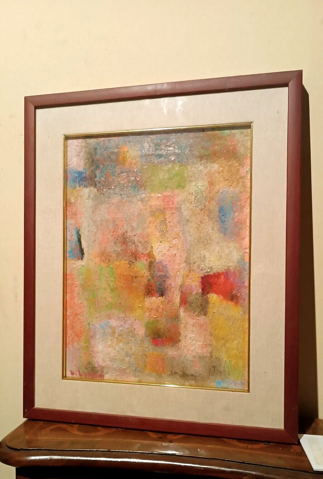 Homage to Klee, oil on canvas by Lando Landini, 1950s 2