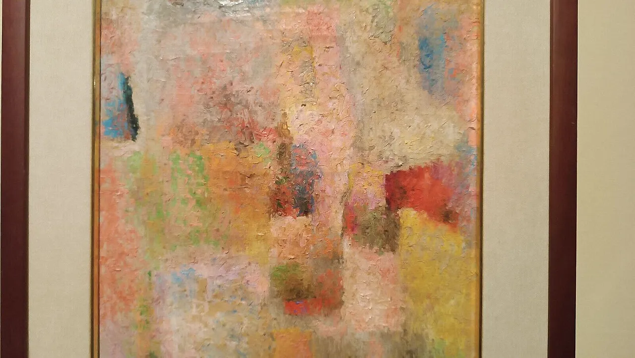 Homage to Klee, oil on canvas by Lando Landini, 1950s 10