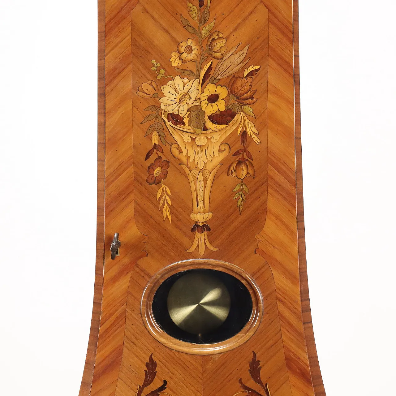 Rococo-style wooden grandfather clock, 20th century 10