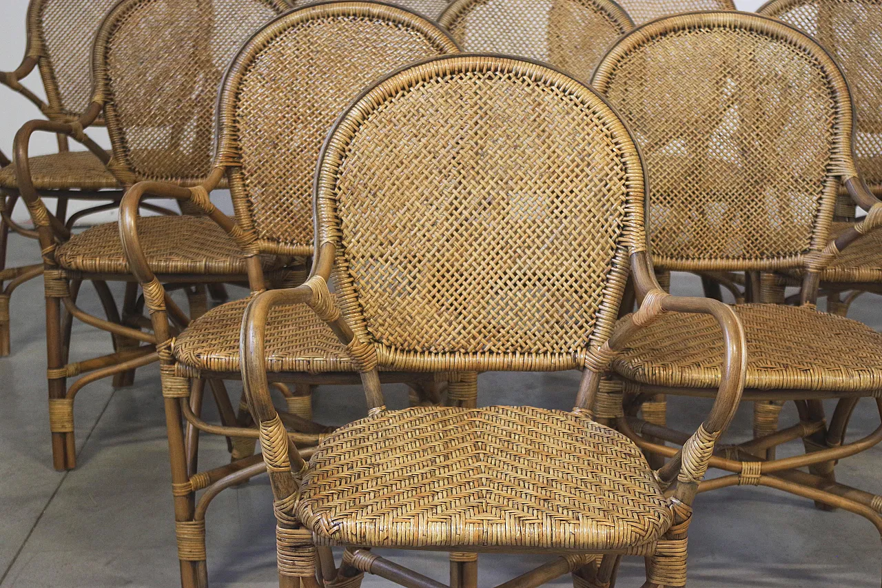 Clotilde - DIALMA BROWN - wicker chairs, 2000s 5