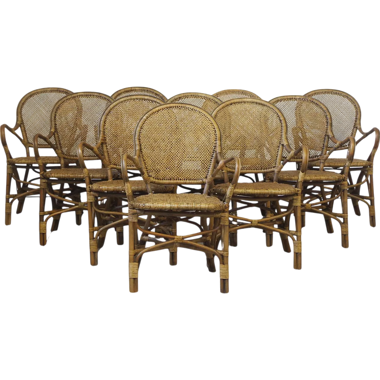 Clotilde - DIALMA BROWN - wicker chairs, 2000s 13