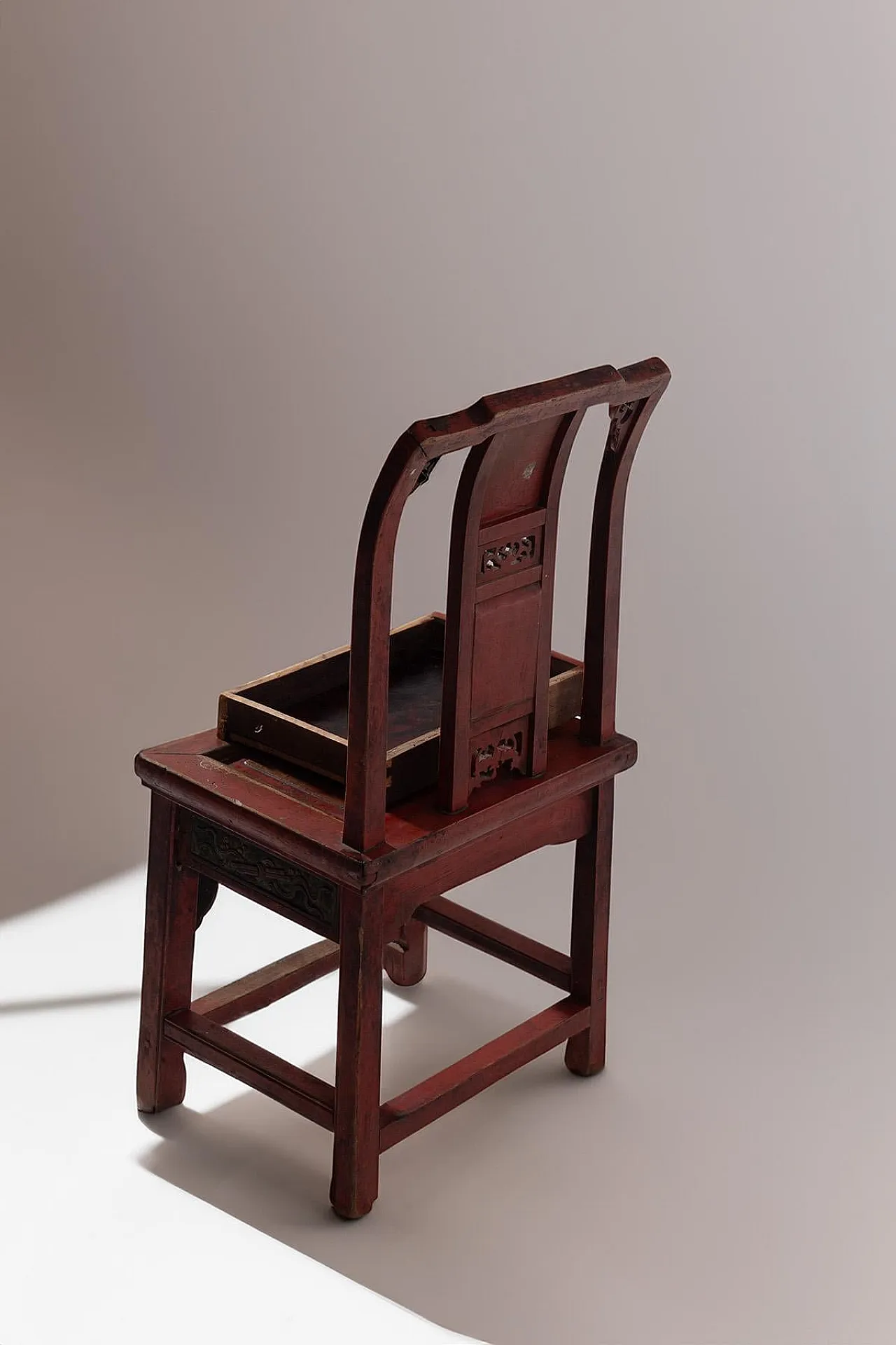 Traditional Qing style chair with hidden drawer, 19th century 6