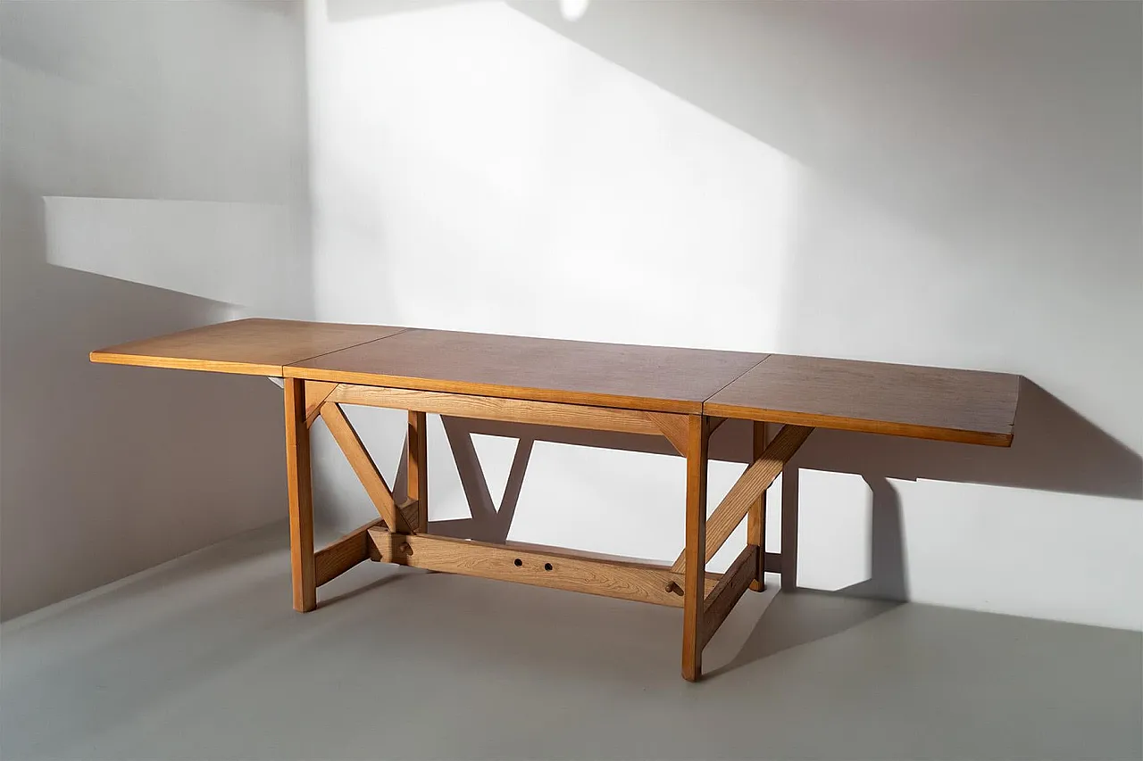 Ashwood table for Germa by Werther Toffoloni and Piero Palange, 1970s 7