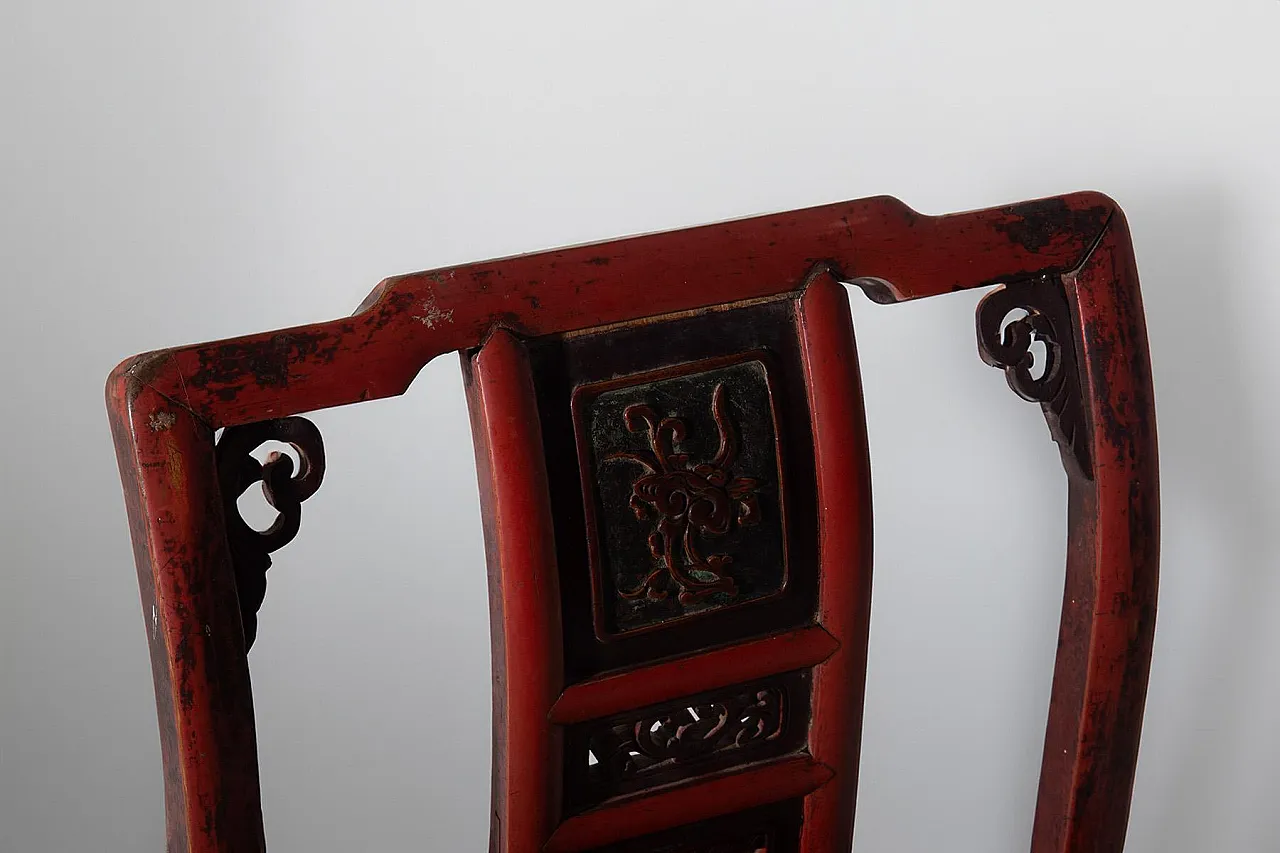 Traditional Qing style chair with hidden drawer, 19th century 8