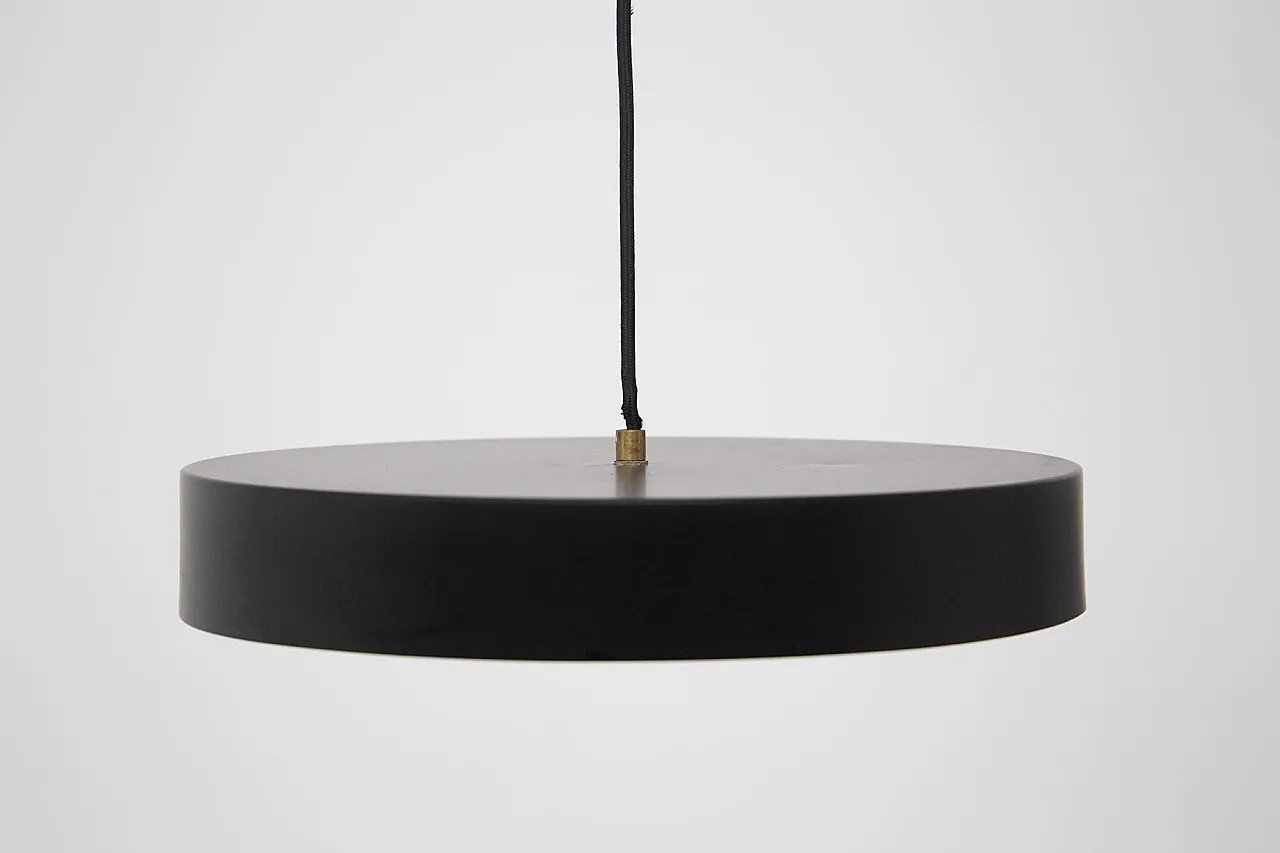 Italian modern brass and aluminum ceiling lamp, 2000s 4