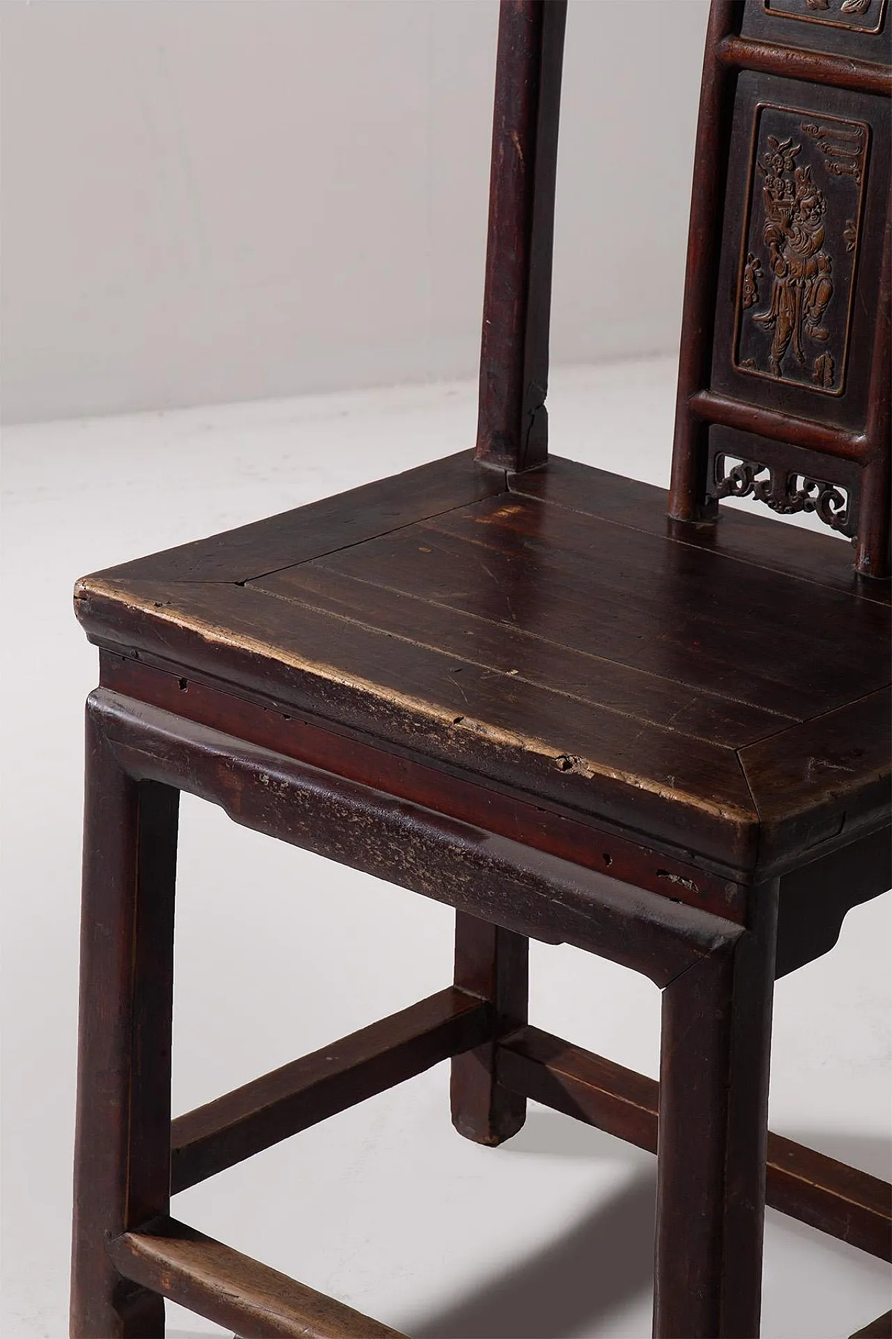 Chinese Lamphanger wooden chair, 18th century 3