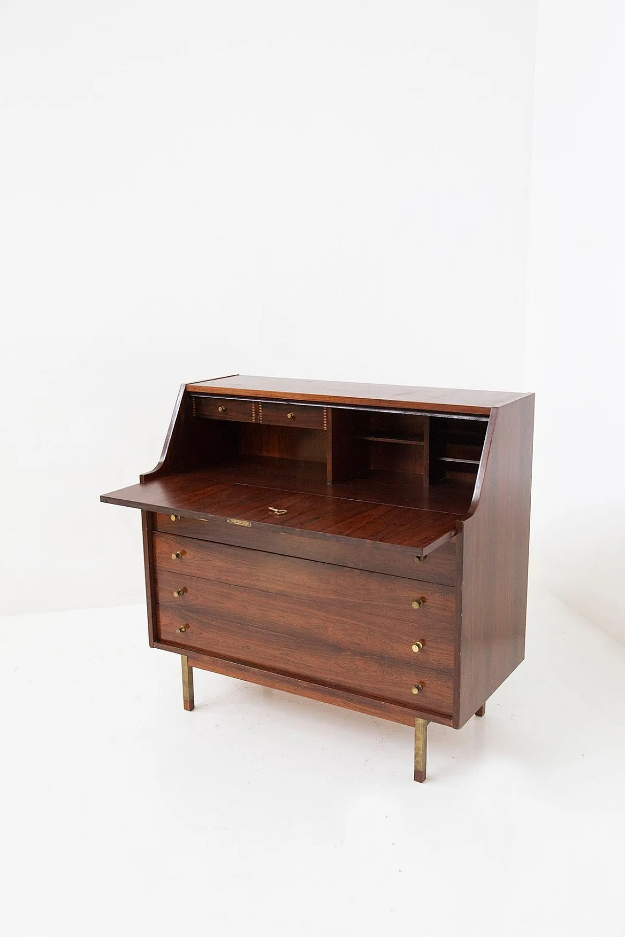 Wooden secretaire by Gianfranco Frattini, 1960s 4