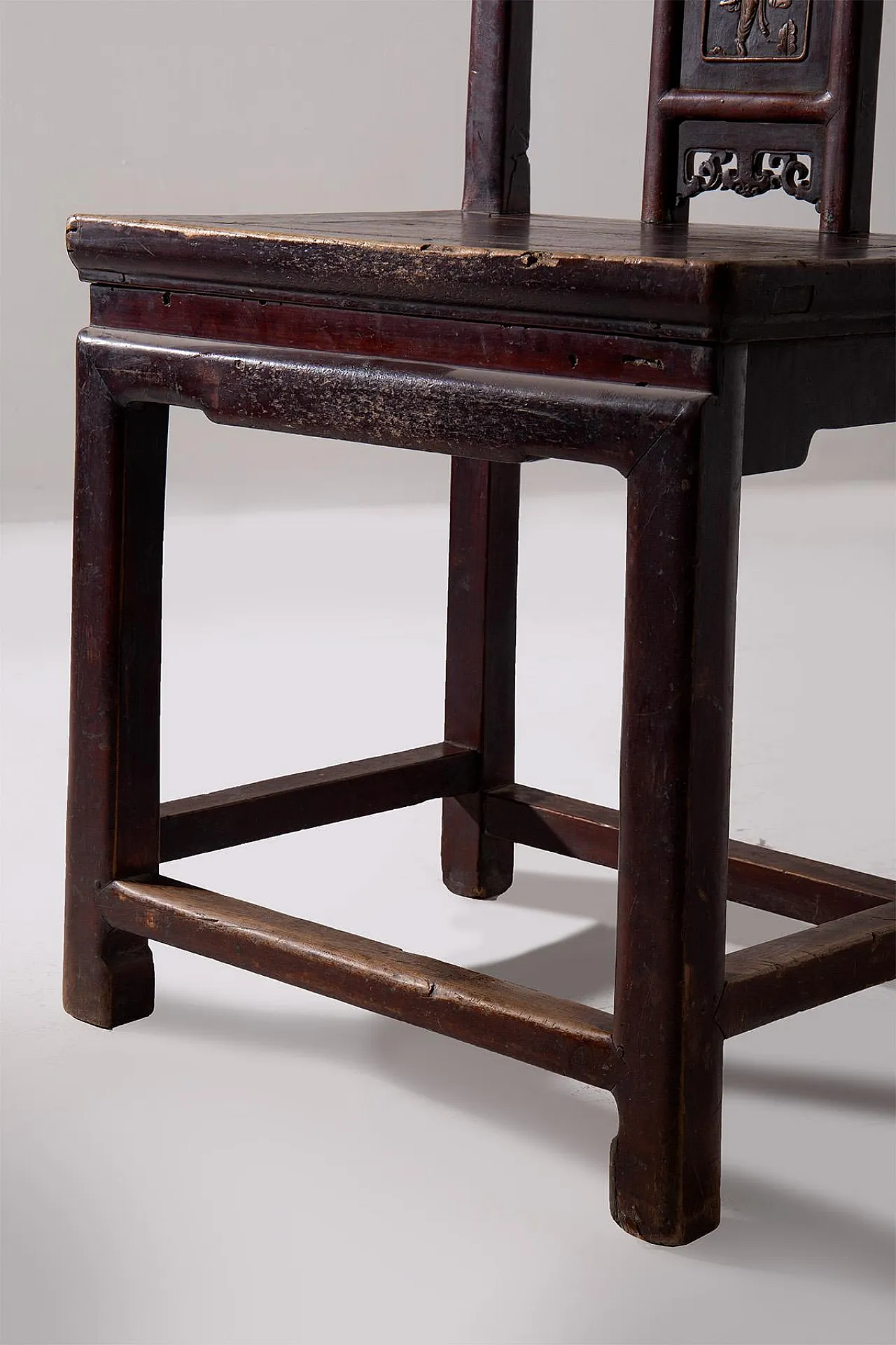 Chinese Lamphanger wooden chair, 18th century 6