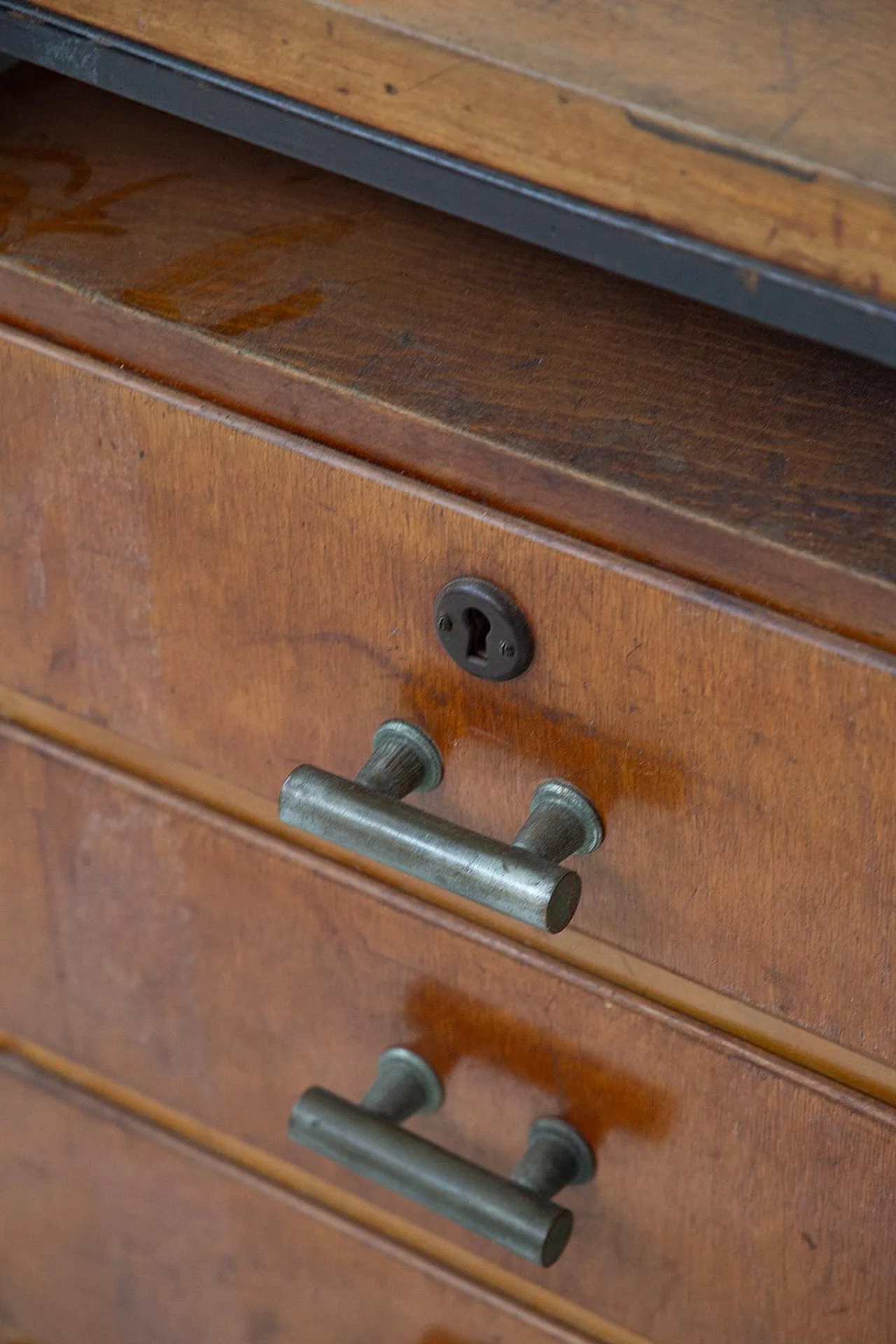 Desk in wood and metal by Giuseppe Pagano, 1940s 3