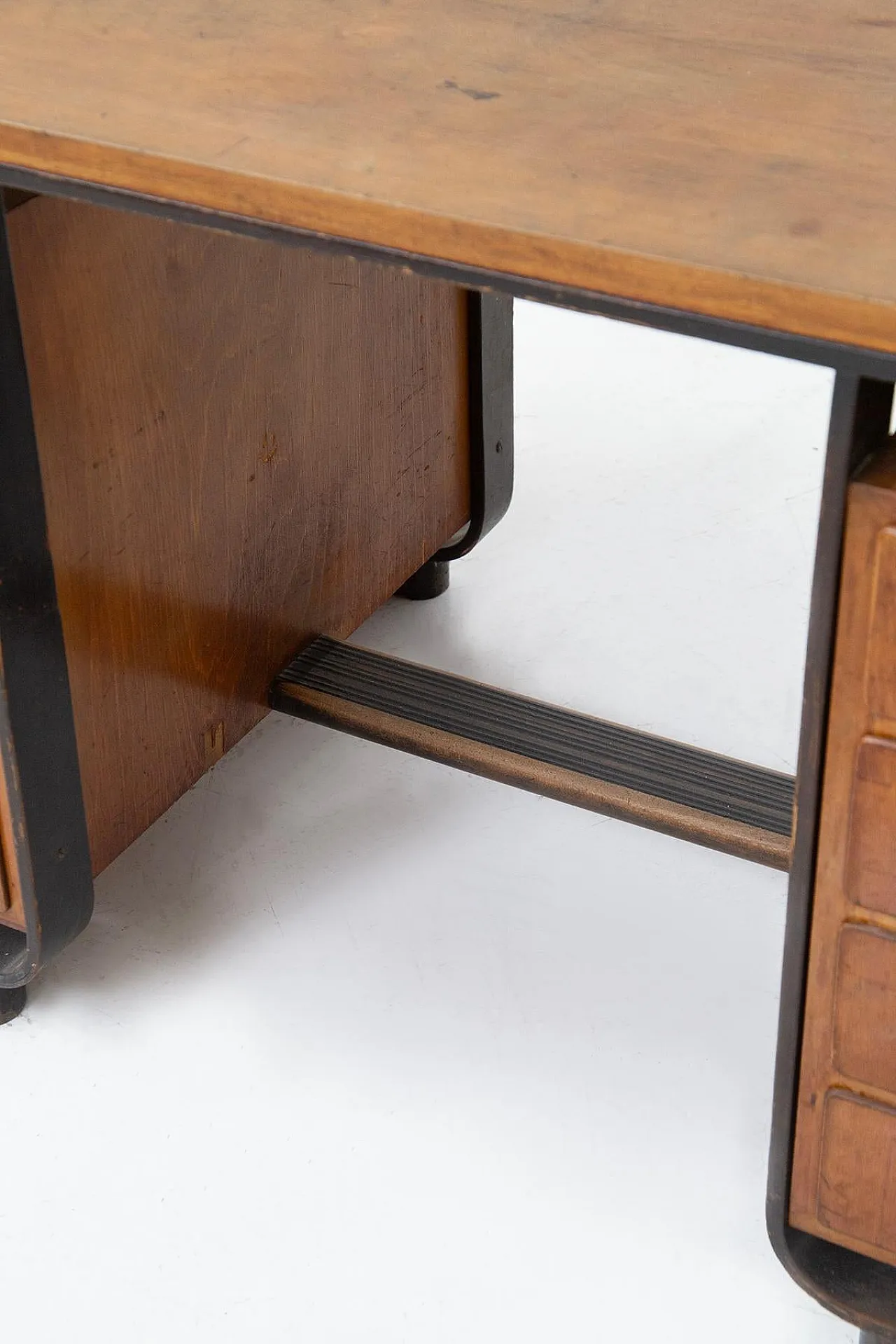 Desk in wood and metal by Giuseppe Pagano, 1940s 9