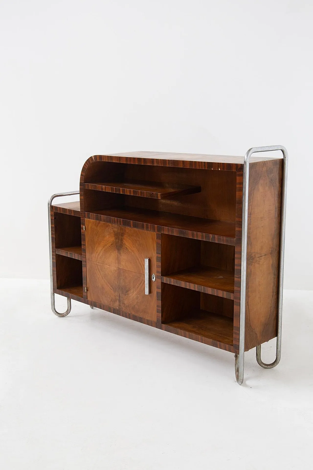 Wooden sideboard in Hynek Gottwald style, 1930s 5