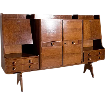 Tall wooden cabinet, 1950s