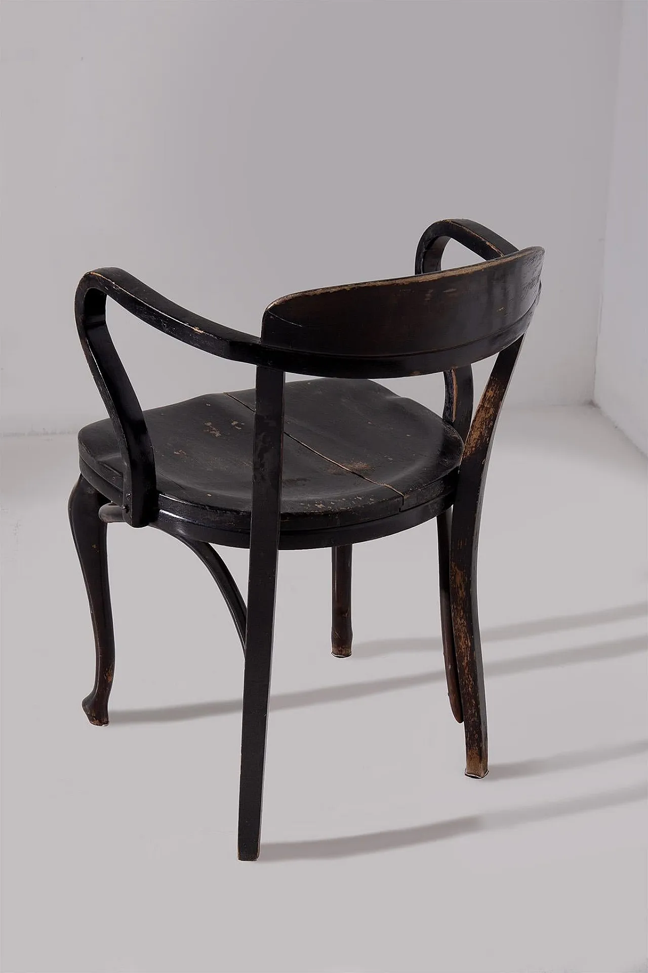 3 Sedie con tavolo in legno di Michael Thonet, '800 5