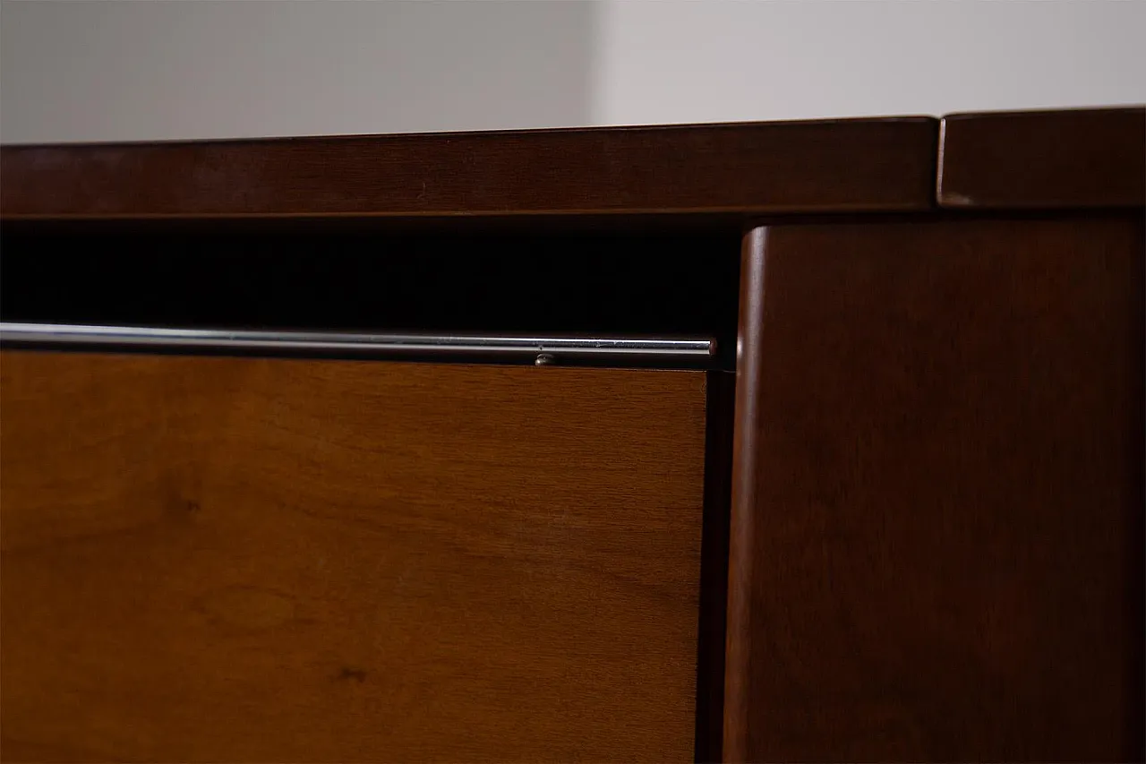 Credenza in legno e metallo, anni '70 3