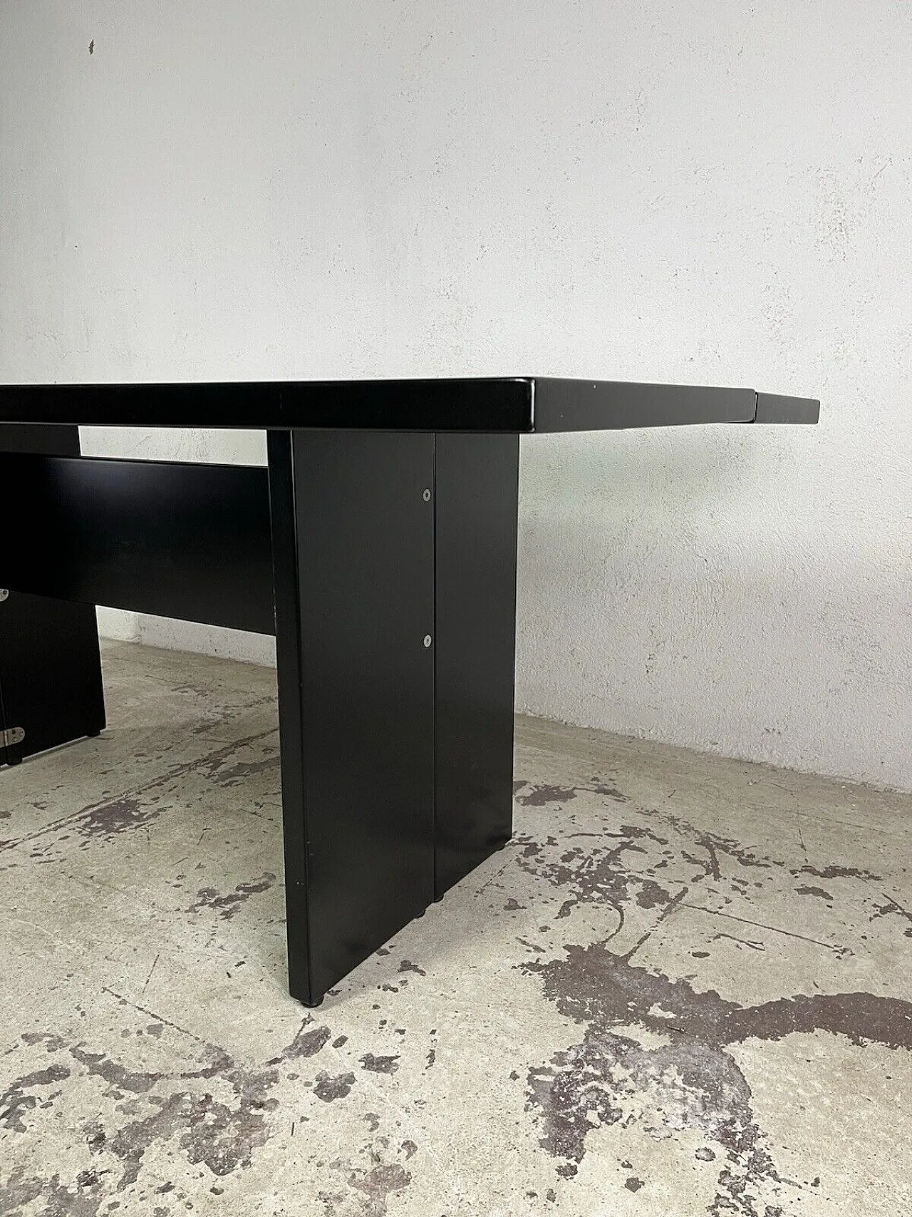 Lacquered wood opening console by Nikol, 1980s 8