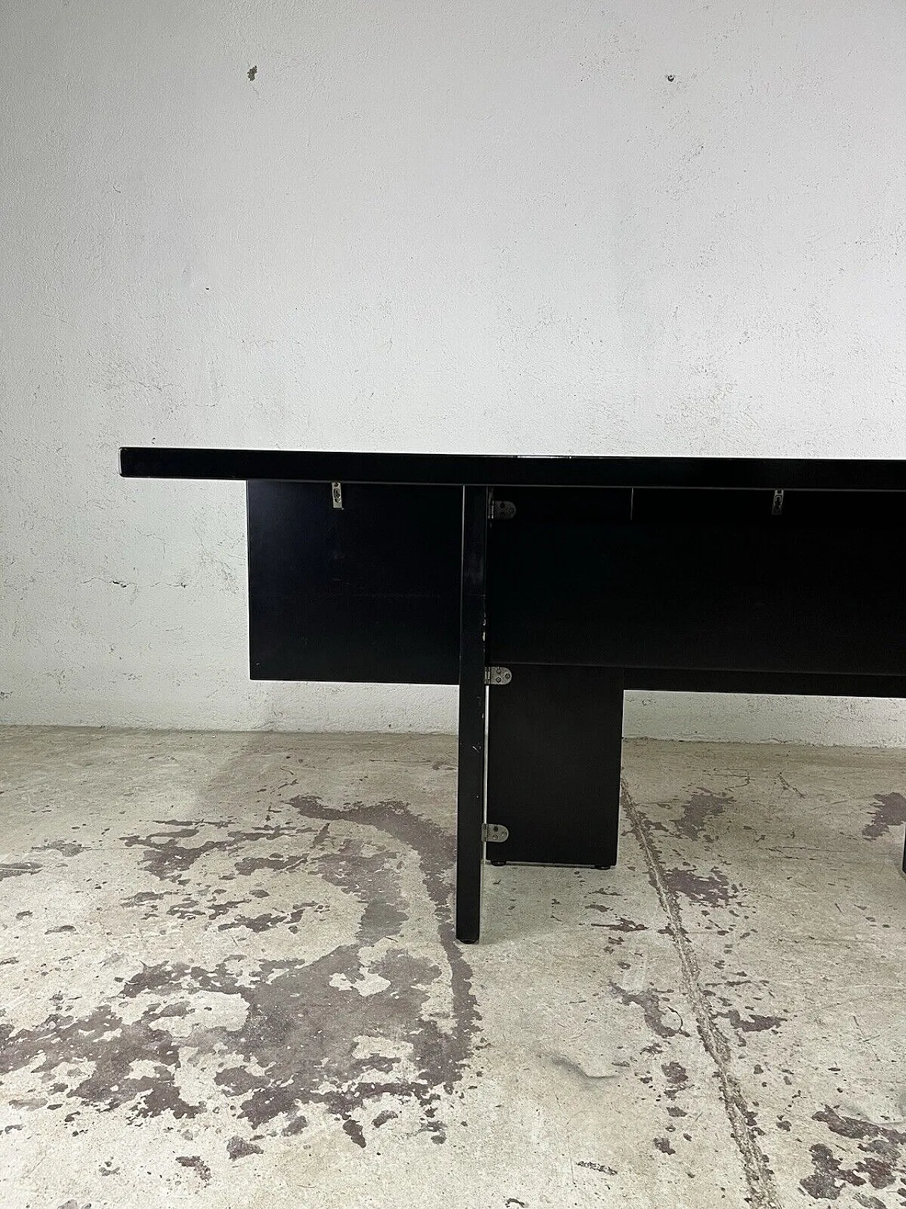 Lacquered wood opening console by Nikol, 1980s 10