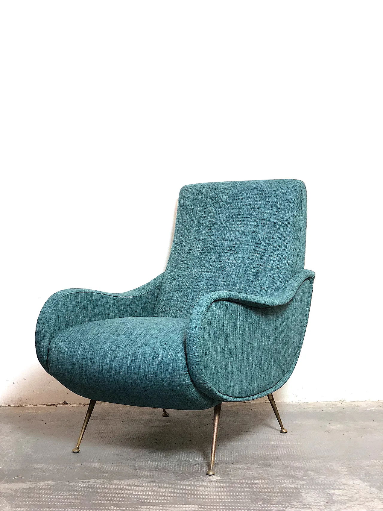 Lady armchair sky blue, 50s 2