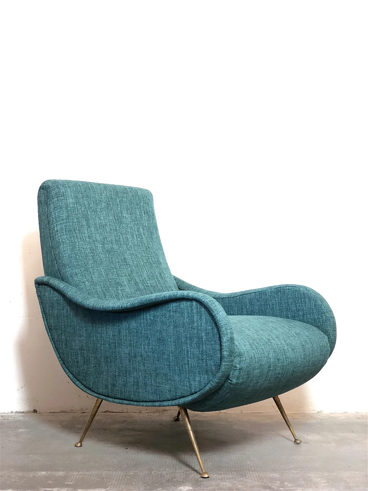 Lady armchair sky blue, 50s 3