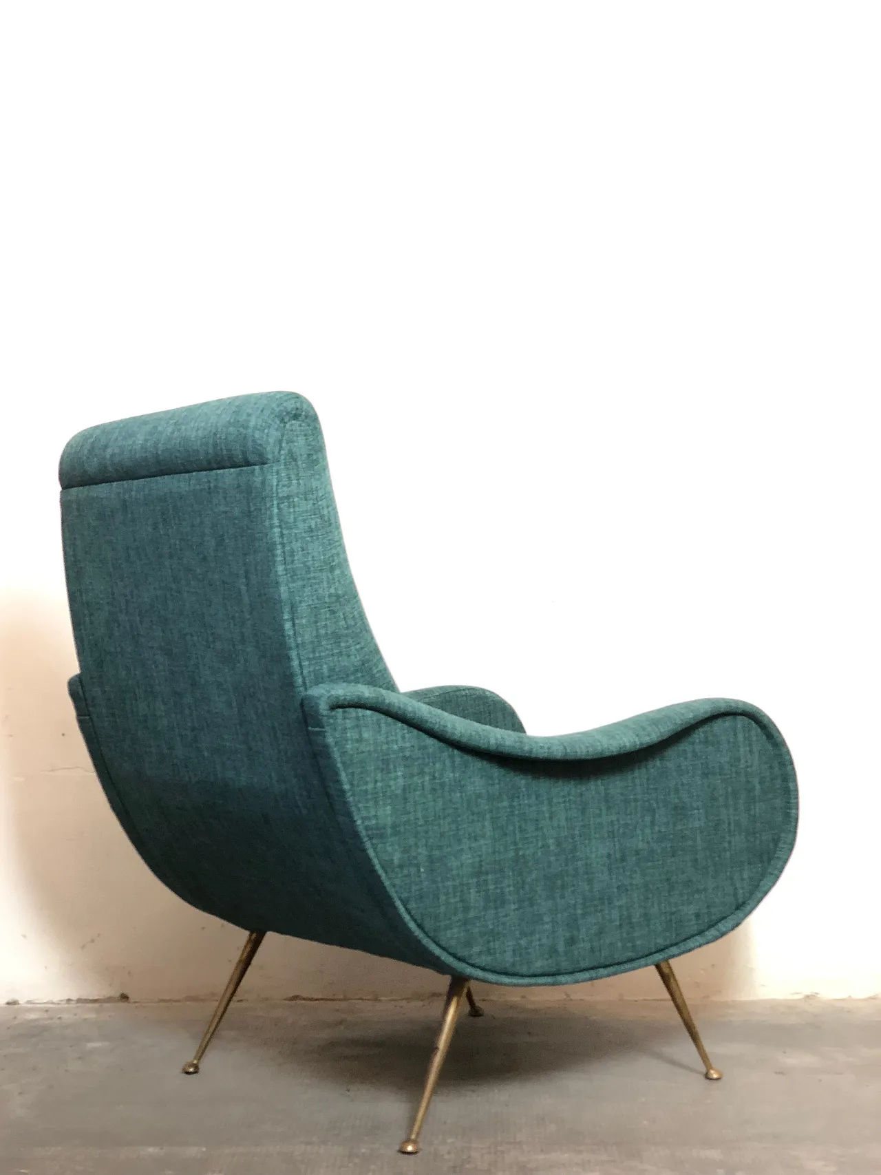 Lady armchair sky blue, 50s 11