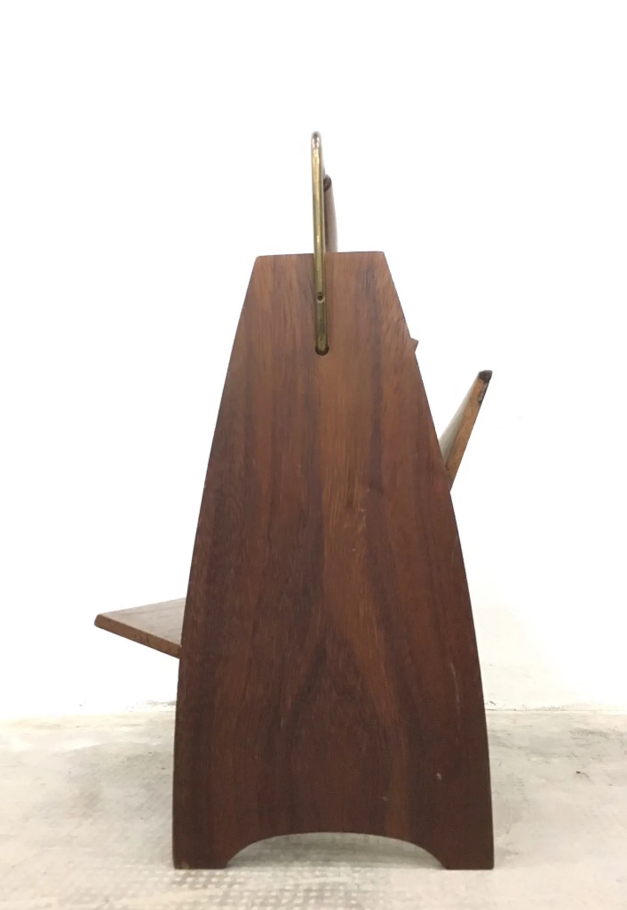 Teak magazine rack, 60s 3