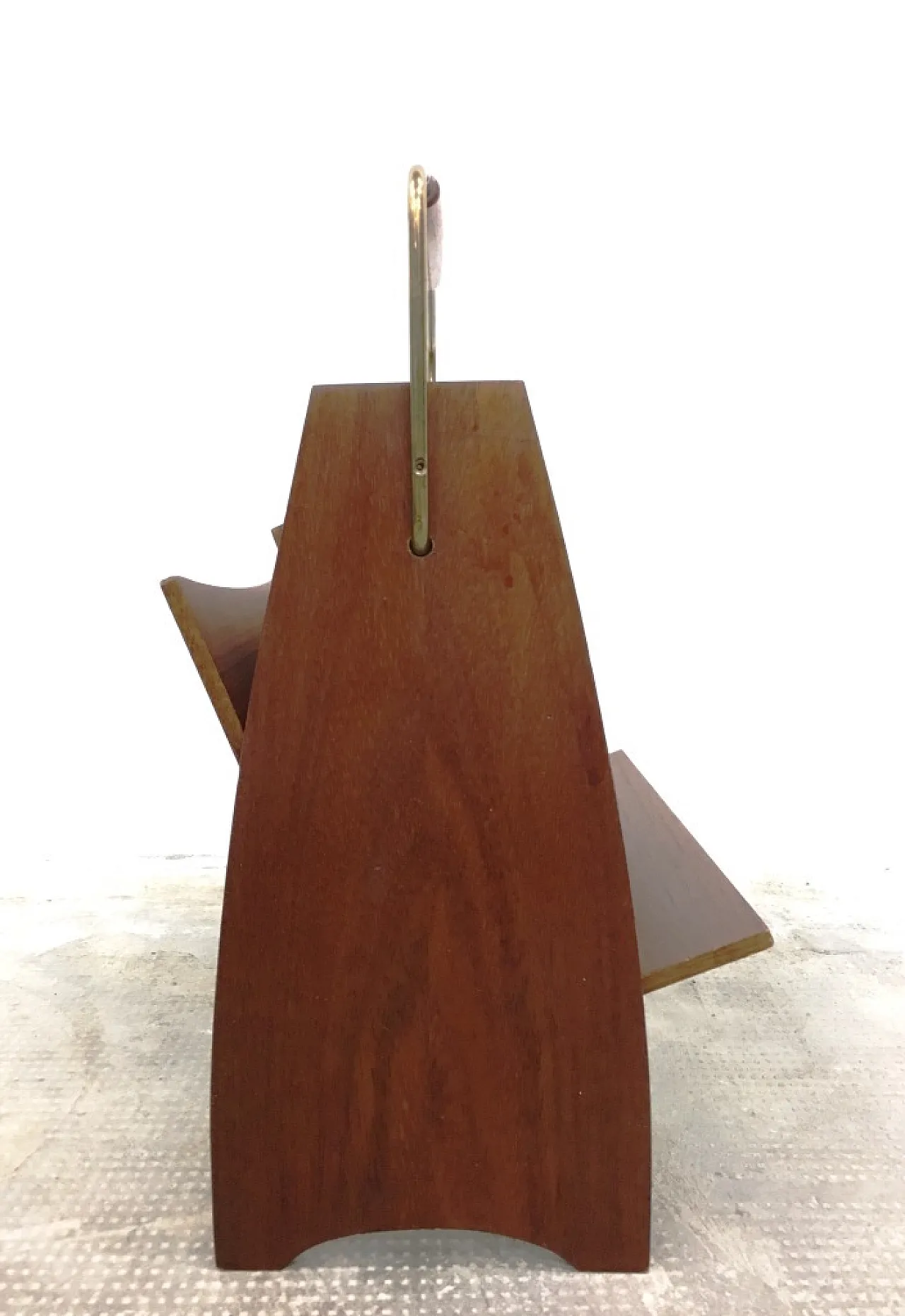 Teak magazine rack, 60s 7