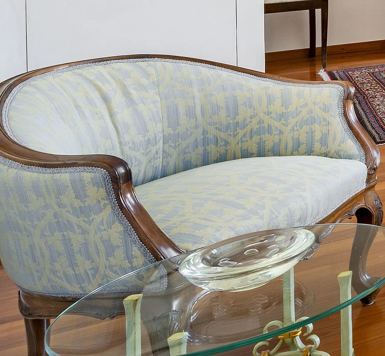 Pair of pozzetto armchairs in Louis Philippe style, 20th century 3