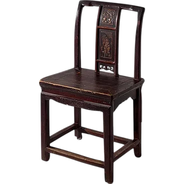 Chinese Lamphanger wooden chair, 18th century